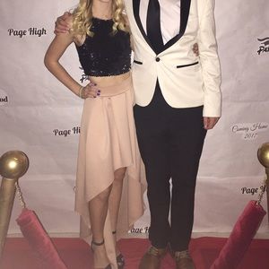 Two piece formal dress